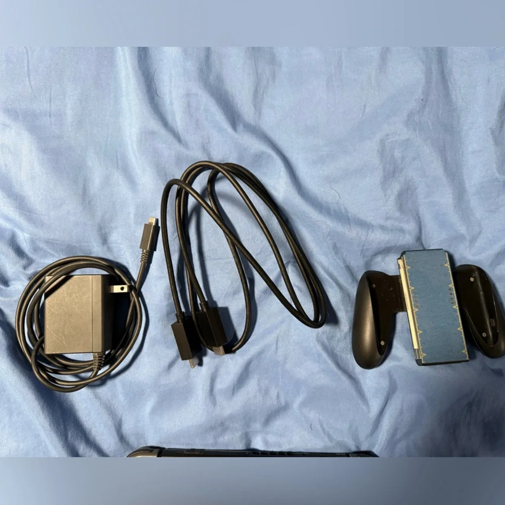 Nintendo Switch One with all accessories.
